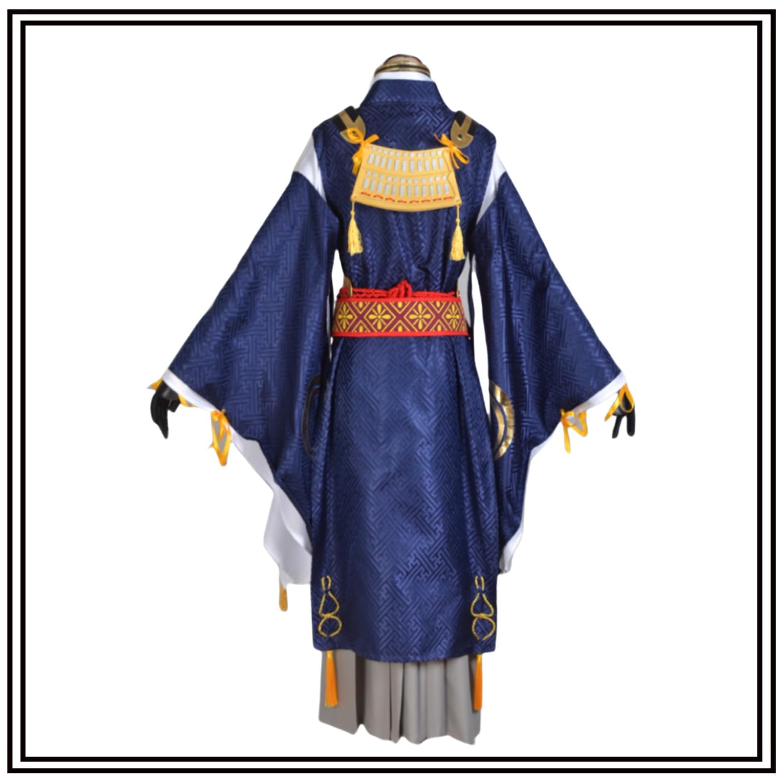 刀剣乱舞　三日月宗近　戦闘衣装＋ウィッグ＋靴（草履）　コスプレ　L~XL 刀剣乱舞 三日月宗近 上げ底靴 コスプレ靴｜cosonsenコスプレ通販